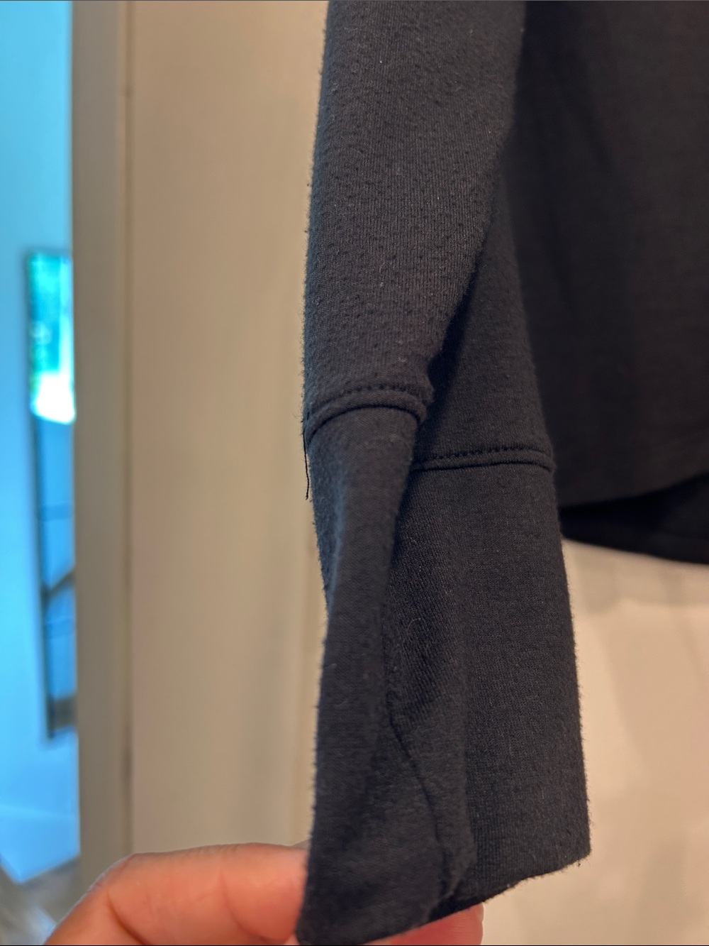 Cozy Black Hooded Pullover - Picture 6 of 8